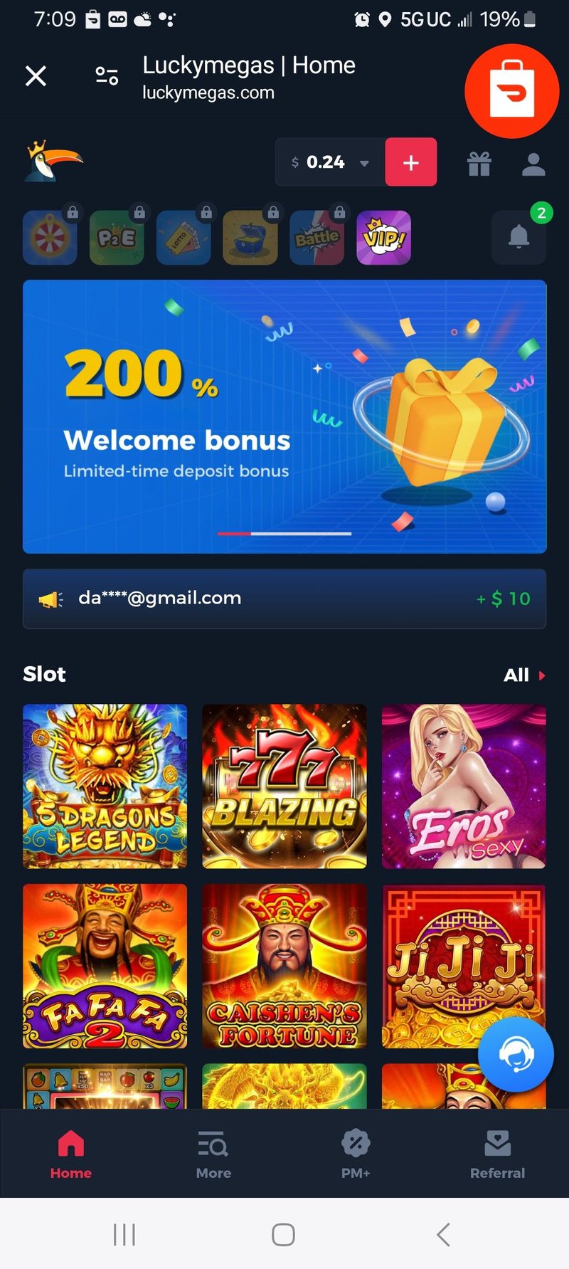 Unlimluck login in United Kingdom